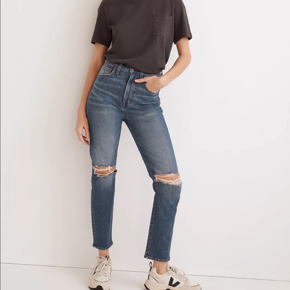 NWT Madewell The Perfect Vintage Crop Jean in Gooding Wash Size 31 $138
